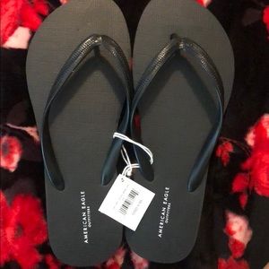 American Eagle flip flops. Never worn